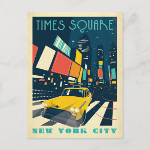 Carte Postale NYC - Carré du temps