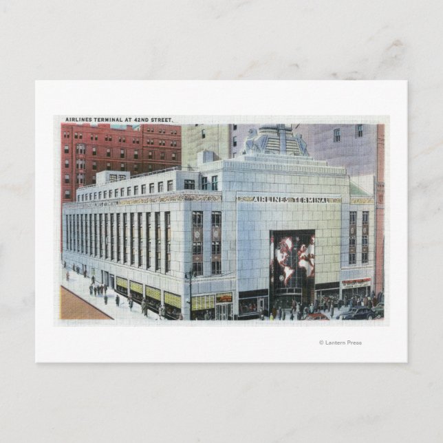 Carte Postale NYC, New York42nd Street View of Terminals (Devant)