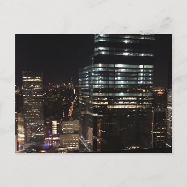 Carte postale NYC New York City Night Skyline (Devant)