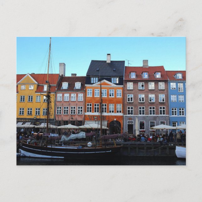 Carte Postale Nyhavn Copenhagen Danemark (Devant)