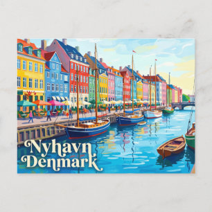 Carte Postale Nyhavn Danemark