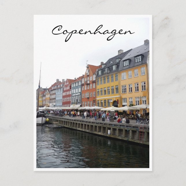 Carte Postale nyhavn pittoresque (Devant)