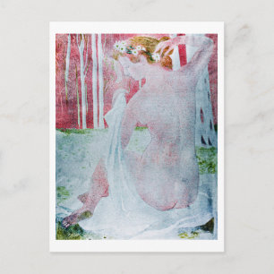 Carte Postale Nymphe couronnée de marguerites, Maurice Denis