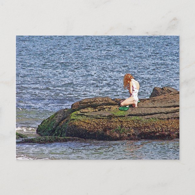 Carte Postale Nymphe de la mer (Devant)