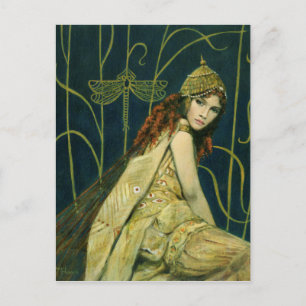 Carte postale Nymphe vintage