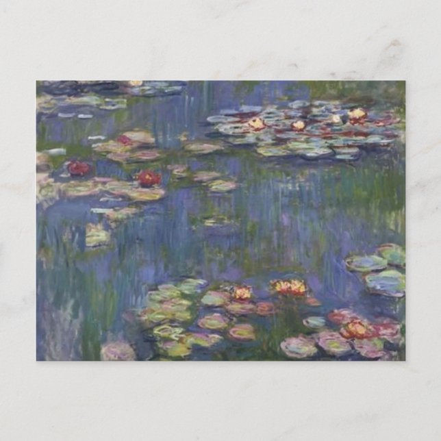 Carte Postale Nymphéas Claude Monet (Devant)