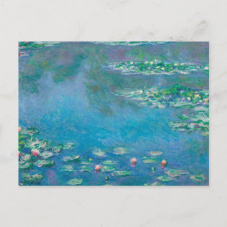 Carte Postale Nymphéas par Claude Monet Peinture d'art fin