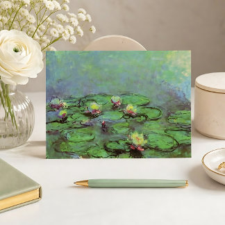 Carte Postale Nymphéas par Monet