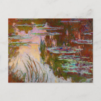 Carte Postale Nymphéologie, Cadre Soleil Monet Art