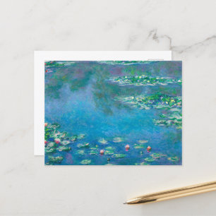 Carte Postale Nymphes, Claude Monet
