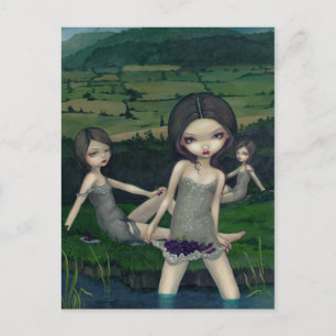 Carte postale "Nymphs Collecting Berries"