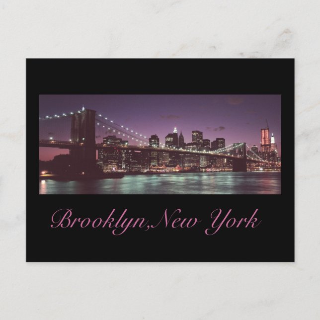 carte postale nyny, Brooklyn, New York (Devant)