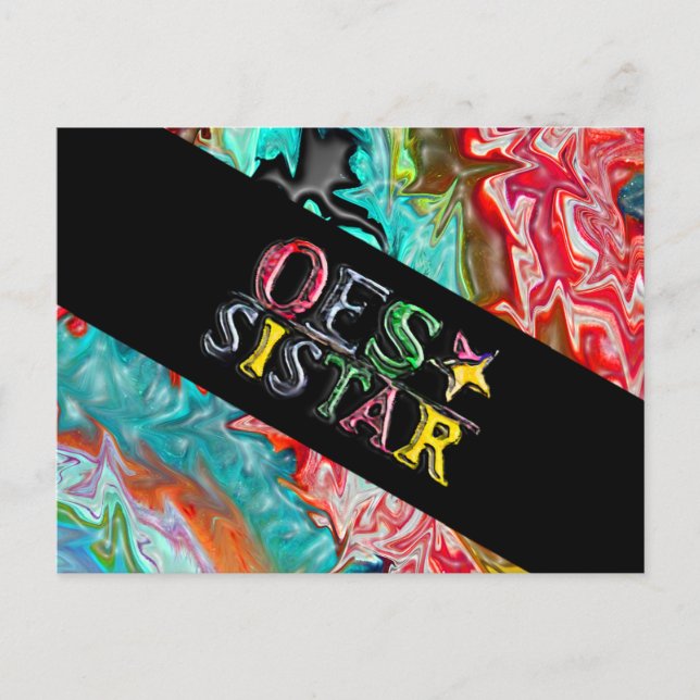 CARTE POSTALE O.E.S SISTAR (Devant)