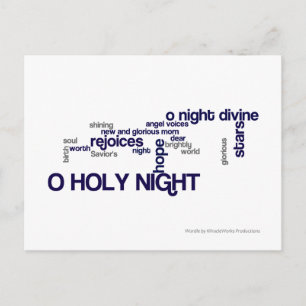 Carte Postale Ô Nuit Sainte