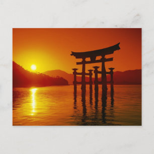 Carte Postale O-Torii Gate, Itsukushima Shrine   Miyajima, Japan