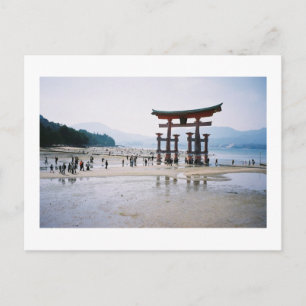 Carte Postale O-torii, Sanctuaire Itsukushima : Japon