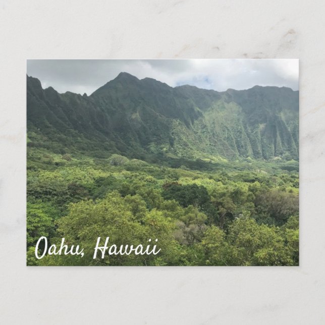 Carte Postale Oahu, Hawaii (Devant)