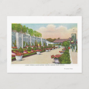 Carte Postale Oakes Garden Theatre Terrasse inférieure