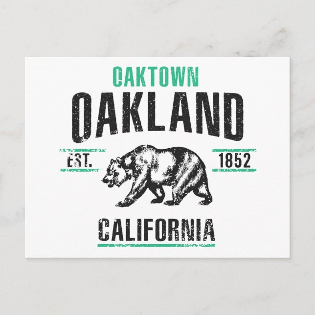 Carte Postale Oakland (Devant)