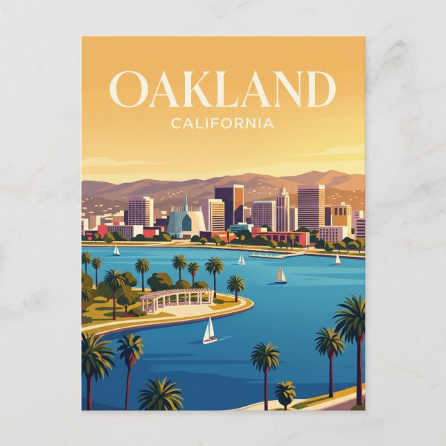 Carte Postale Oakland Californie (Devant)