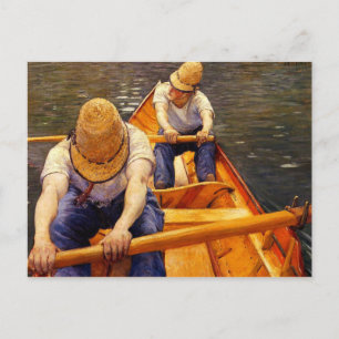 Carte Postale Oarsmen (Boatmen Rowing), peinture d'art