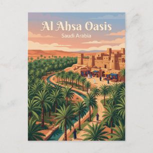 Carte Postale Oasis d'Al Ahsa Arabie saoudite