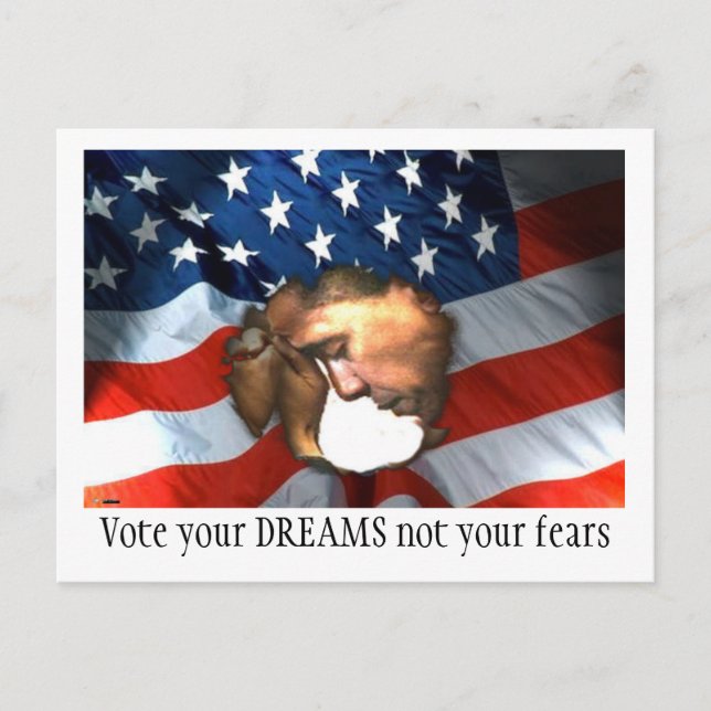 Carte postale Obama (Devant)