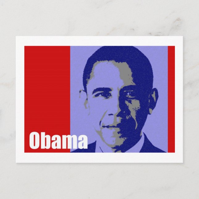 Carte Postale Obama (Devant)