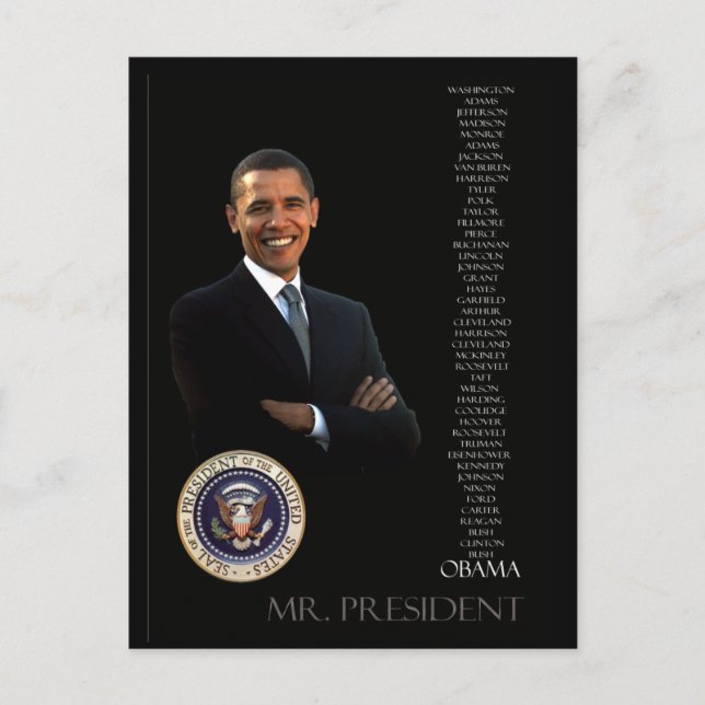 Carte Postale Obama (Devant)