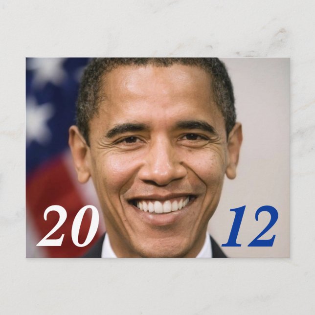 Carte postale Obama 2012 (Devant)