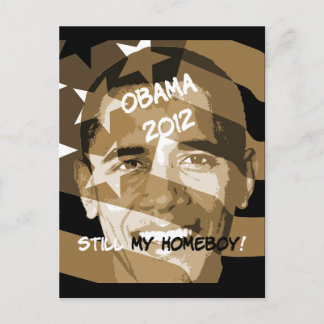 Carte Postale Obama 2012
