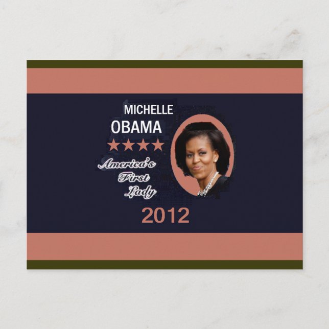 CARTE POSTALE OBAMA 2012 (Devant)