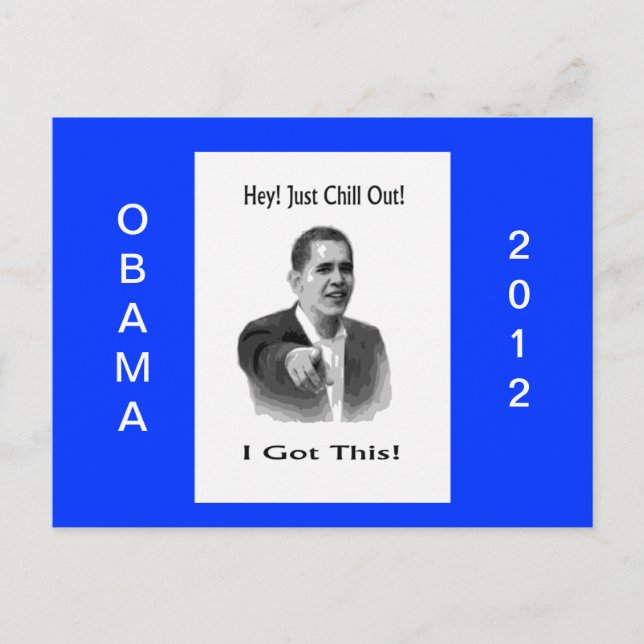 Carte Postale Obama 2012 (Devant)