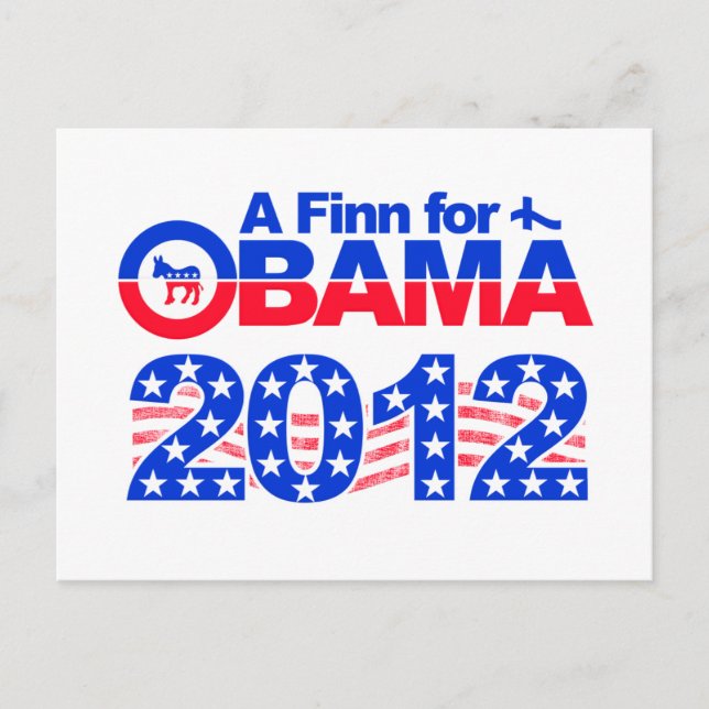Carte postale OBAMA 2012 (Devant)