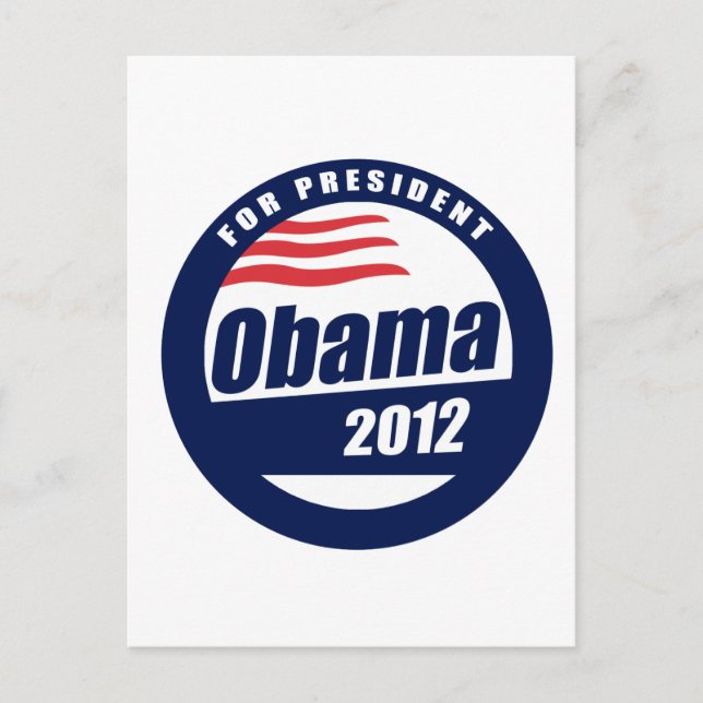 Carte Postale Obama 2012 (Devant)