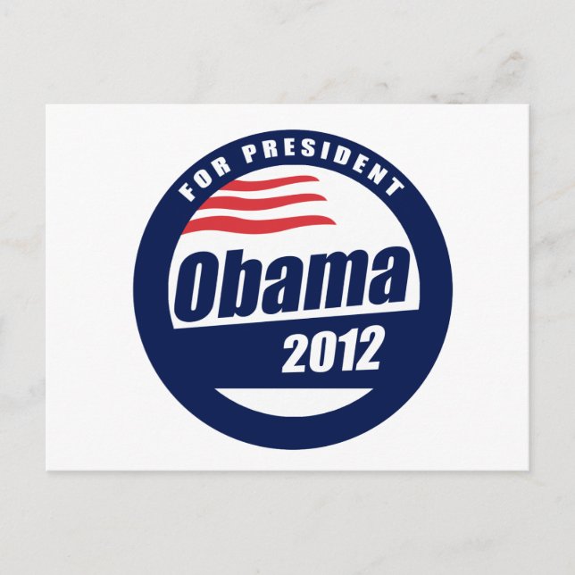 Carte Postale Obama 2012 (Devant)