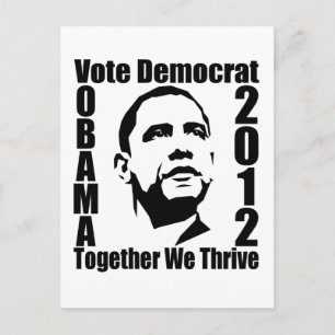 Carte postale OBAMA 2012