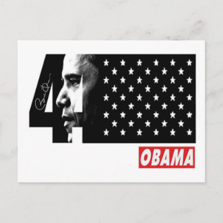 Carte Postale OBAMA 44E Éditions de signature du président