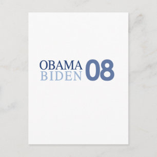 Carte Postale Obama Biden '08