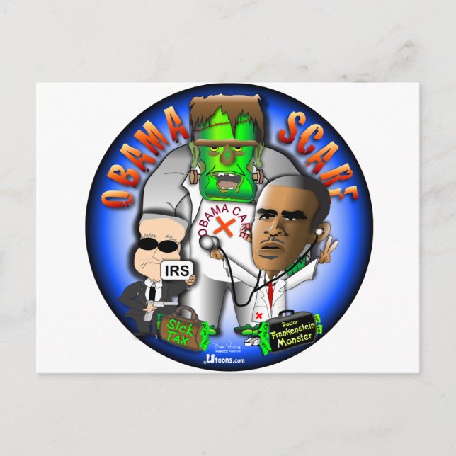 Carte Postale Obama craint (Devant)