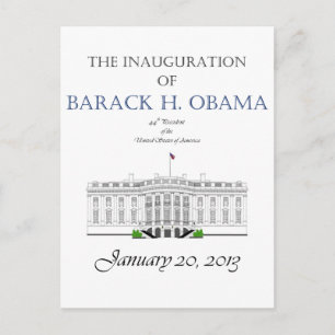 Carte Postale Obama Inauguration 2013