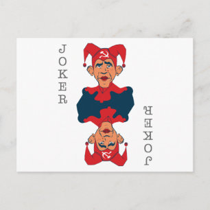 Carte Postale Obama-Joker