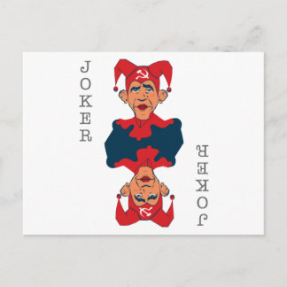 Carte Postale Obama-Joker
