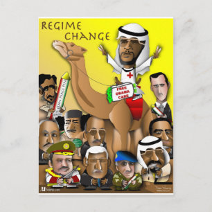 Carte Postale Obama politique brute