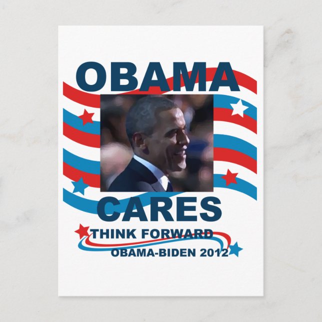 Carte Postale Obama se soucie (Devant)