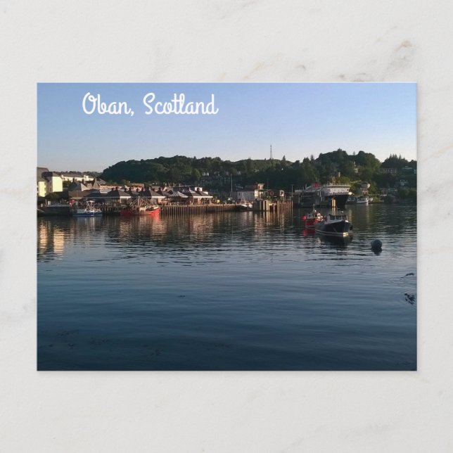 Carte Postale Oban, Écosse (Devant)