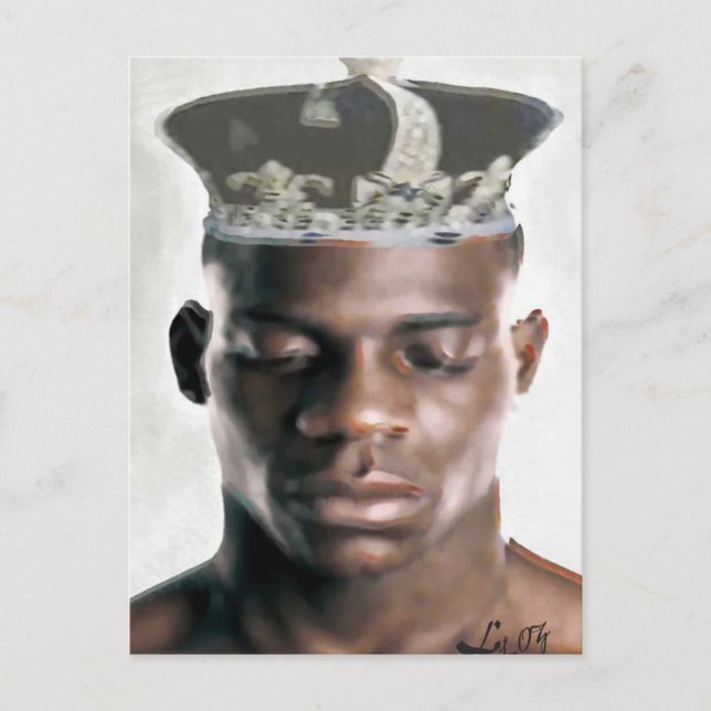 CARTE POSTALE OBATALA ORISHA PAR LIZ LOZ (Devant)