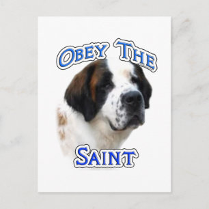 Carte Postale Obéissez au Saint