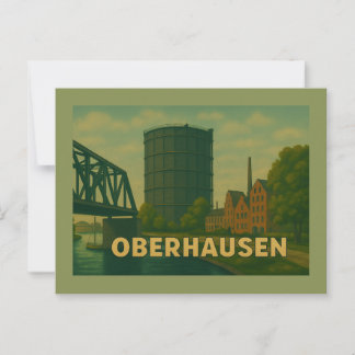 Carte Postale Oberhausen Allemagne Art de Ville
