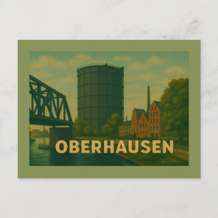Carte Postale Oberhausen Allemagne Art de Ville